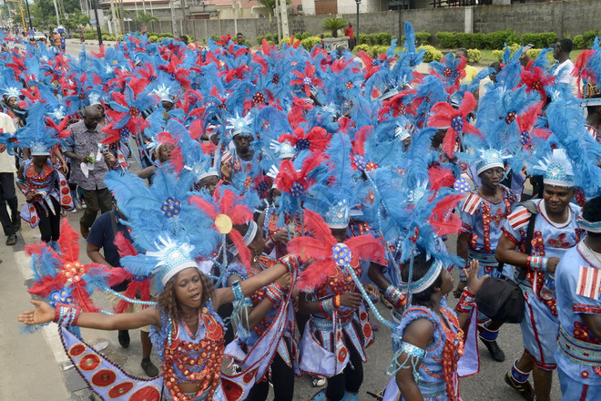 [Photo] Náo nhiệt và sôi động Lễ hội Carnival tại Nigeria ảnh 3