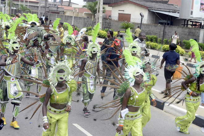 [Photo] Náo nhiệt và sôi động Lễ hội Carnival tại Nigeria ảnh 1
