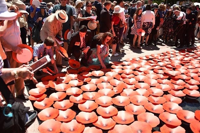 Australia, New Zealand tưởng niệm nạn nhân trongThế chiến thứ nhất ảnh 1