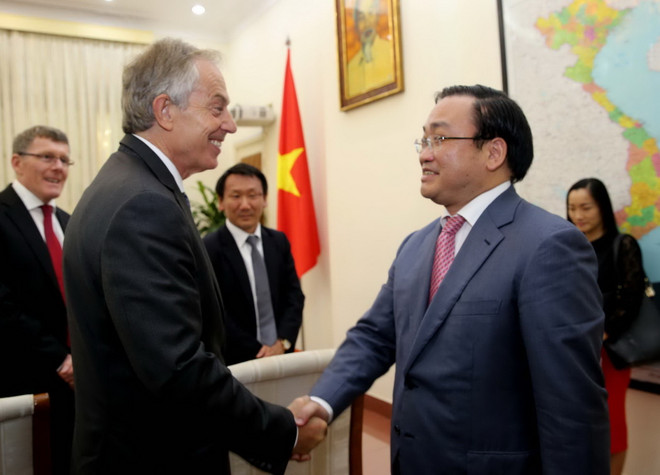 Cựu Thủ tướng Anh Blair thăm Việt Nam thúc đẩy hợp tác kinh tế ảnh 1