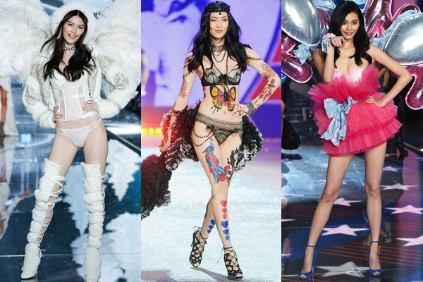Từ trái qua: He Sui, Liu Wen, Ming Xi - 3 người đẹp làm rạng danh làng mẫu Châu Á khi khoe sắc trên sàn diễn nội y lớn nhất thế giới Dàn chân dài hùng hậu "tái xuất" trong Victoria's Secret 2016 ảnh 13