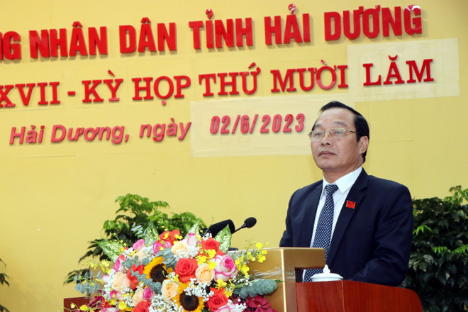Ông Lê Văn Hiệu được bầu giữ chức Chủ tịch HĐND tỉnh Hải Dương ảnh 3