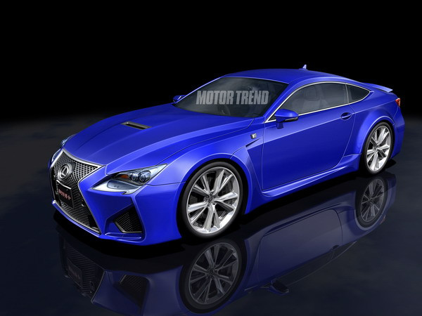 Chính thức lộ diện mẫu Lexus RC F coupe đời 2015 ảnh 1