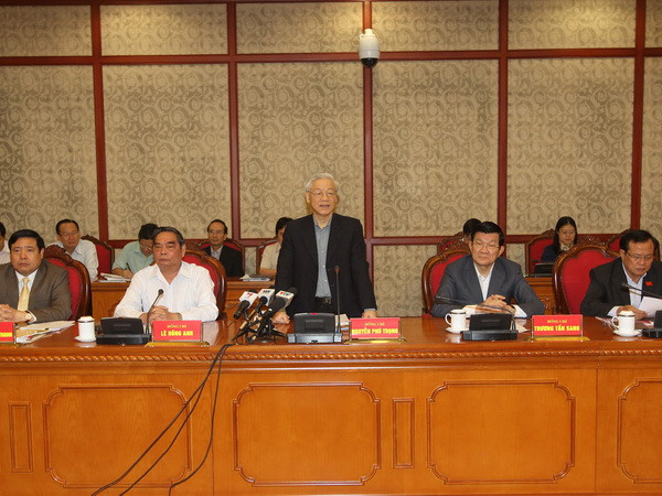 Bộ Chính trị làm việc với Ban Thường vụ Tỉnh ủy Bình Thuận ảnh 1