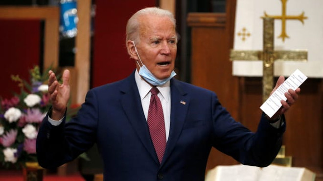 Ông Joe Biden chiến thắng trong cuộc bầu cử sơ bộ tại bang Indiana ảnh 1