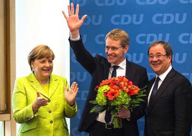 Đảng của Thủ tướng Angela Merkel chiến thắng tại bang chiến địa ảnh 1