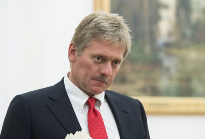 Thư ký báo chí Tổng thống Nga Dmitry Peskov. (Nguồn: Sputnik/AFP/TTXVN) Điện Kremlin bác bỏ thông tin bầu cử tổng thống Nga trước hạn ảnh 1