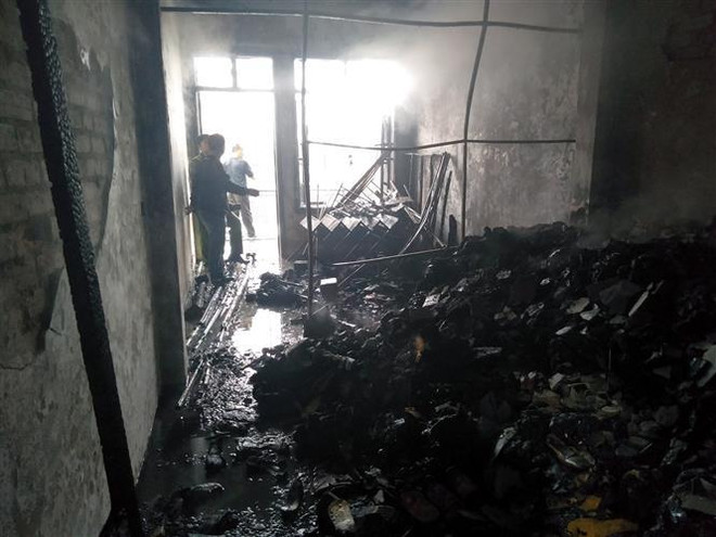 Bến Tre: Cháy cửa hàng điện tử, thiệt hại hơn 1 tỷ đồng ảnh 1