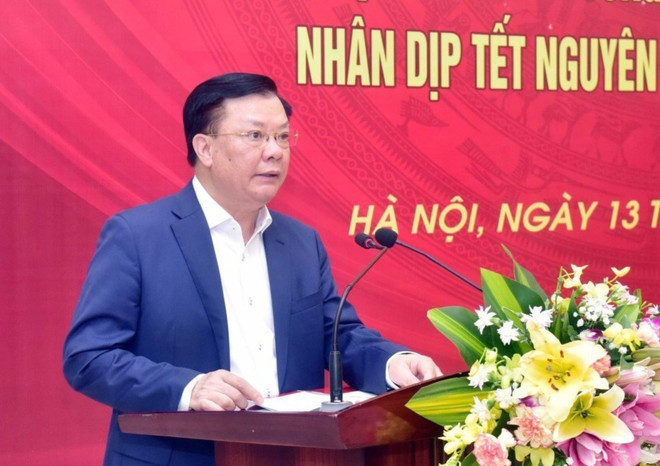 Bí thư Thành ủy Hà Nội trao quà Tết tặng hộ nghèo, công nhân lao động ảnh 3