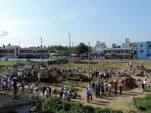 Bến Tre tiến hành khai quật ngôi mộ cổ ở Chợ Lách ảnh 2