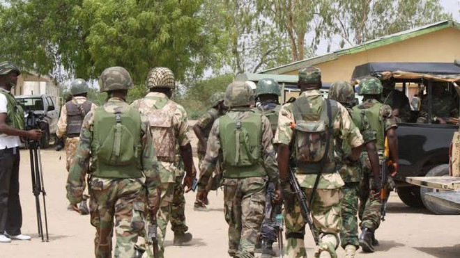 Lực lượng binh sỹ Nigeria. (Nguồn: Guardian) Nigeria: Ít nhất 70 binh sỹ thiệt mạng trong một vụ phục kích ảnh 1