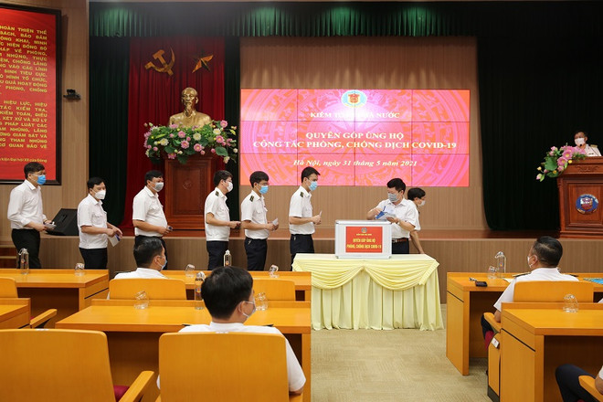 Kiểm toán Nhà nước quyên góp hơn 1,2 tỷ đồng hỗ trợ chống COVID-19 ảnh 2