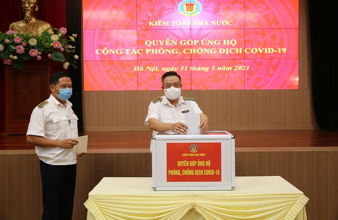 Kiểm toán Nhà nước quyên góp hơn 1,2 tỷ đồng hỗ trợ chống COVID-19 ảnh 1