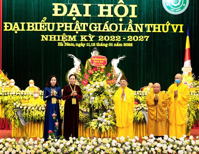 Đại hội đại biểu Phật giáo tỉnh Hà Nam lần thứ VI, nhiệm kỳ 2022-2027 ảnh 2