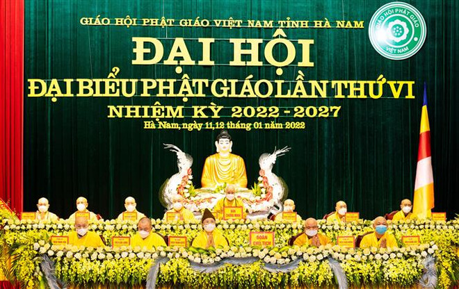 Đại hội đại biểu Phật giáo tỉnh Hà Nam lần thứ VI, nhiệm kỳ 2022-2027 ảnh 1