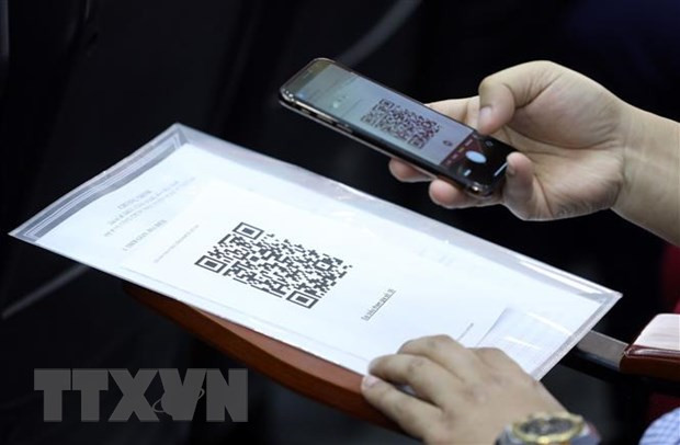 (Ảnh minh họa: Anh Tuấn/TTXVN) Có tài khoản định danh điện tử, không cần trình thẻ căn cước công dân ảnh 1