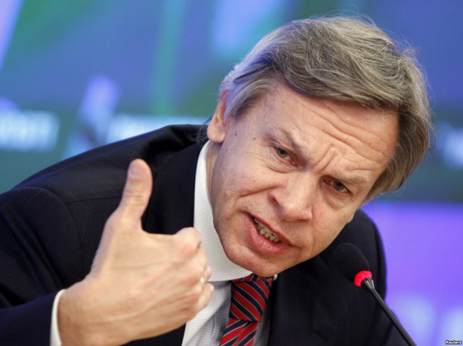 Chủ tịch Ủy ban Đối ngoại Duma Quốc gia Nga Alexei Pushkov. (Nguồn: Reuters) Nga: Việc Mỹ trừng phạt bán đảo Crimea là hành động xâm lược ảnh 1