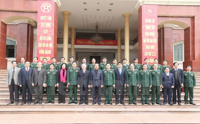 [Video] Tổng Bí thư làm việc với Bộ Tư lệnh Thủ đô Hà Nội ảnh 1