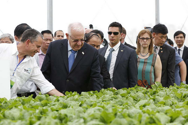 Tổng thống Israel và Phu nhân thăm dự án nông nghiệp VinEco Tam Đảo ảnh 1