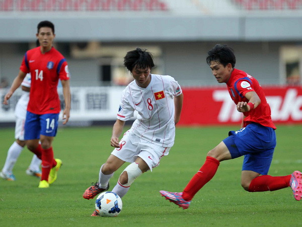 [Photo] U19 Việt Nam thất bại trước nhà vô địch U19 Hàn Quốc ảnh 2