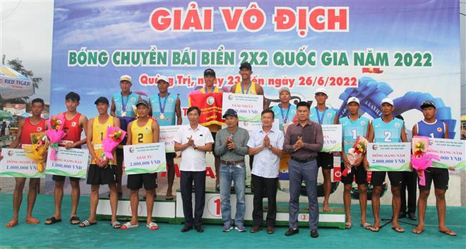 Bế mạc Giải vô địch Bóng chuyền bãi biển 2x2 quốc gia năm 2022 ảnh 2