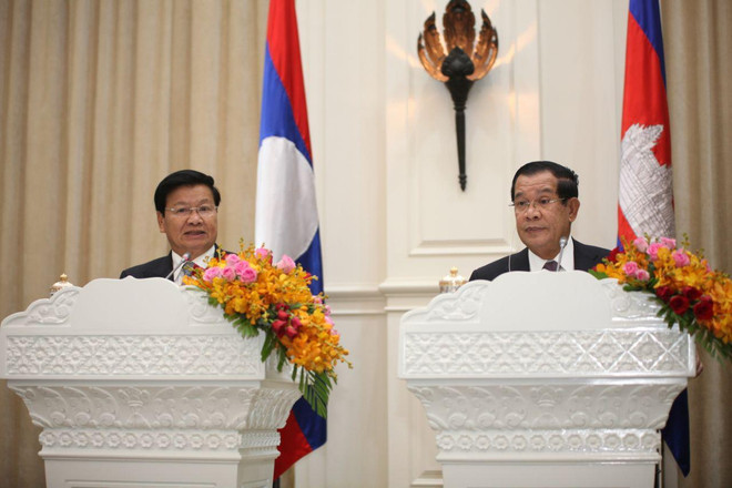 Campuchia và Lào nâng quan hệ lên đối tác chiến lược toàn diện lâu dài ảnh 1