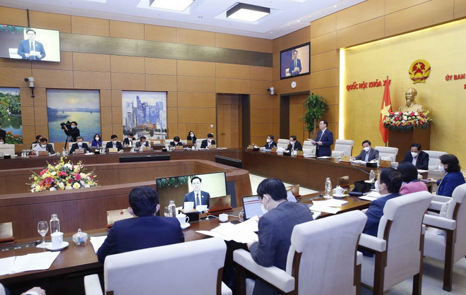 Chủ tịch Quốc hội chủ trì Phiên họp thứ 5 Ủy ban Thường vụ Quốc hội ảnh 2