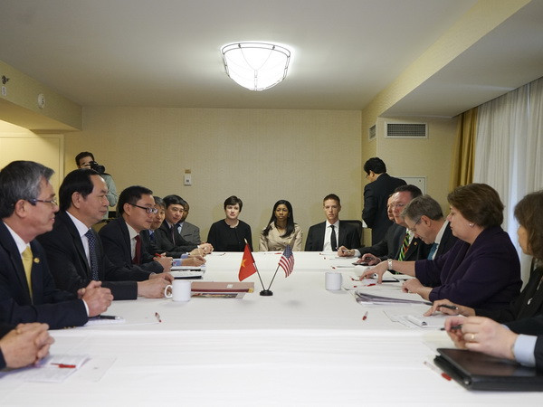 Bộ trưởng Trần Đại Quang tiếp kiến một số quan chức Hoa Kỳ ảnh 1