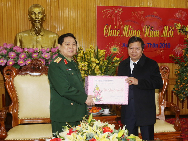 Đại tướng Ngô Xuân Lịch thăm và chúc Tết tại tỉnh Hà Nam, Hưng Yên ảnh 1