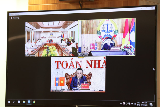 Việt Nam và Lào tăng cường hợp tác trong hoạt động kiểm toán Nhà nước ảnh 1