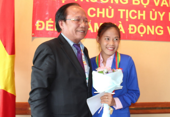 Thanh Phúc nhận HCV ngay trước thềm khai mạc SEA Games 28 ảnh 1