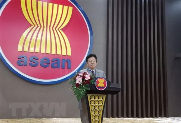Đại sứ Trung Quốc tại Hiệp hội các quốc gia Đông Nam Á (ASEAN) Đặng Tích Quân. (Ảnh: TTXVN phát) ASEAN 2020: Đại sứ Trung Quốc đánh giá cao sự hợp tác với ASEAN ảnh 1