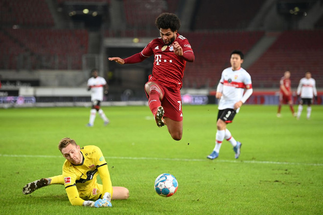 Gnabry thăng hoa để giúp Bayern thắng đậm. (Nguồn: Getty Images) Bayern Munich vô địch lượt đi Bundesliga sau màn 'hủy diệt' ảnh 1