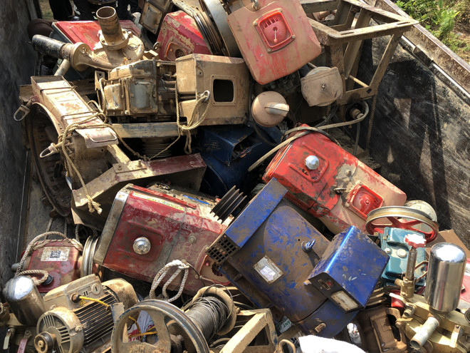 Công an tỉnh Sơn La triệt phá điểm khai thác vàng trái phép ảnh 2