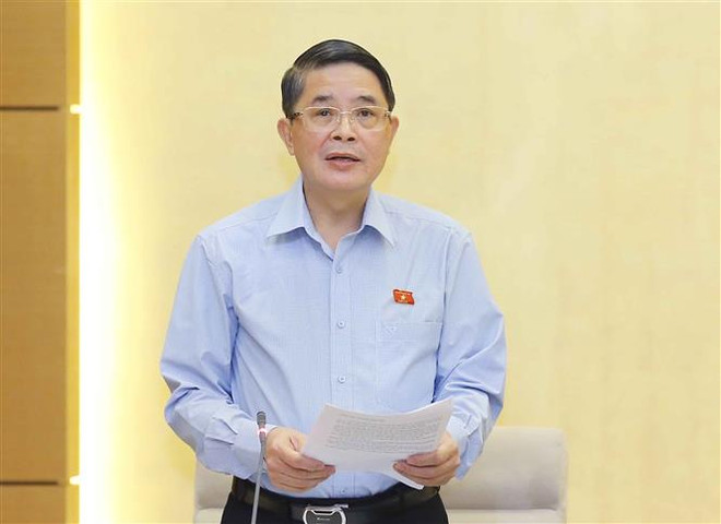 Phó Chủ tịch Quốc hội Nguyễn Đức Hải phát biểu. (Ảnh: Doãn Tấn/TTXVN) Thông qua định mức phân bổ dự toán chi thường xuyên ngân sách nhà nước ảnh 2