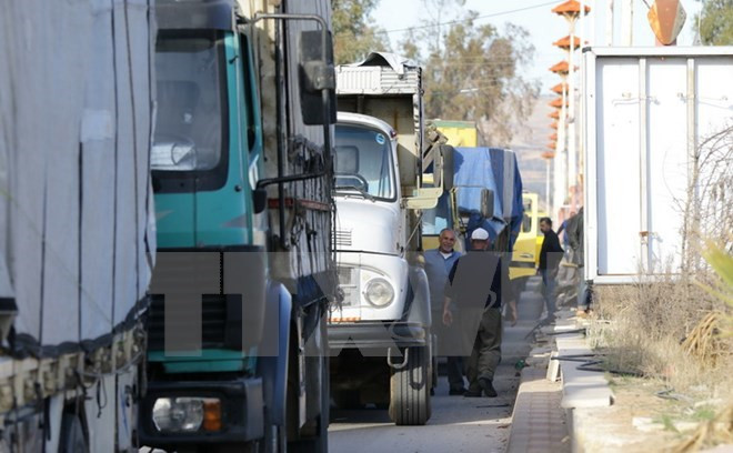 Tàu chở hàng cứu trợ của Thổ Nhĩ Kỳ lên đường tới Dải Gaza ảnh 1