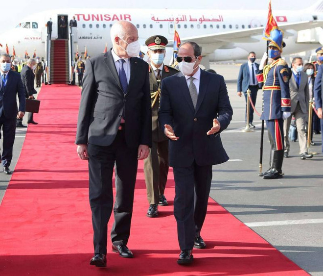 Ai Cập-Tunisia thảo luận về Libya, Palestine và Đập Đại Phục hưng ảnh 1