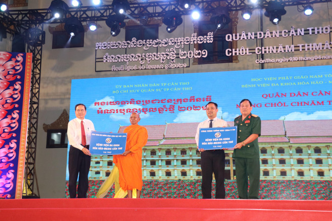 Rộn ràng Tết quân dân mừng Chol Chnam Thmay năm 2021 tại Cần Thơ ảnh 2