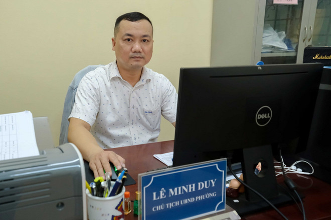 Ông Lê Minh Duy, Chủ tịch UBND phường Trà Nóc, quận Bình Thủy, thành phố Cần Thơ. (Ảnh: Thanh Liêm/TTXVN) ttxvn_ong_le_minh_duy_1810.jpg