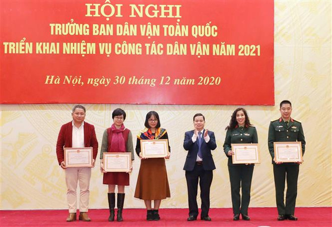 Hội nghị Trưởng Ban Dân vận toàn quốc triển khai nhiệm vụ công tác ảnh 1