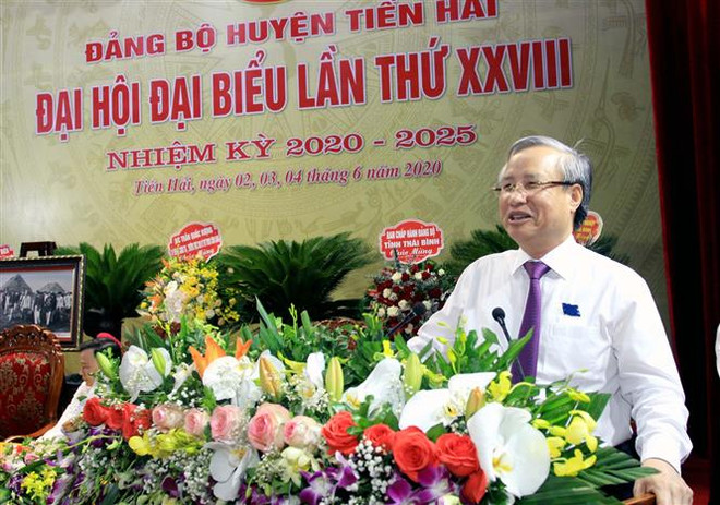 Thường trực Ban Bí thư dự Đại hội Đại biểu Đảng bộ huyện Tiền Hải ảnh 1