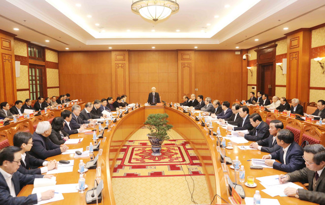 Phiên họp thứ nhất Tiểu ban văn kiện Đại hội XIII của Đảng ảnh 2