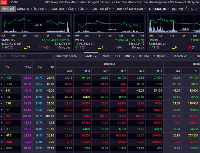 Thị trường chứng khoán diễn biến giằng co, VN-Index tăng 3 điểm ảnh 1