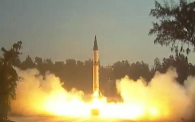 Ấn Độ thử thành công tên lửa đạn đạo mang đầu đạn hạt nhân ảnh 1