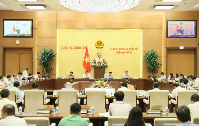 Quang cảnh phiên họp. (Ảnh: An Đăng/TTXVN) ttxvn_ubtvqh (2).jpg