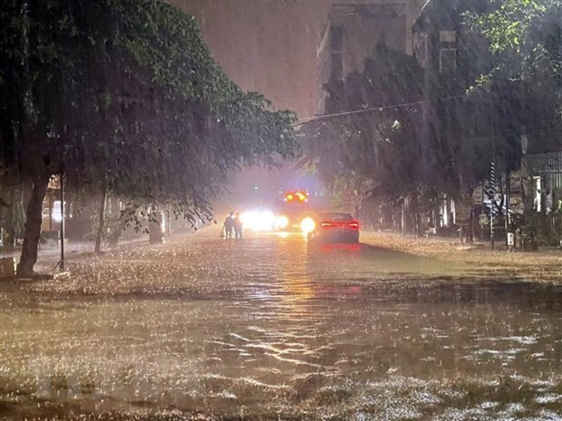 Khu vực Bắc Bộ và Bắc Trung Bộ, mưa lớn kéo dài đến ngày 24/9 ảnh 1