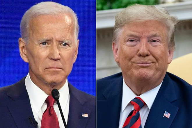 Ứng viên tranh cử Tổng thống Mỹ của đảng Dân chủ Joe Biden (ảnh, trái) và Tổng thống Donald Trump. (Ảnh: AFP/ TTXVN) Bốn bất ngờ và bốn thách thức đối với cuộc bầu cử Mỹ 2020 ảnh 1