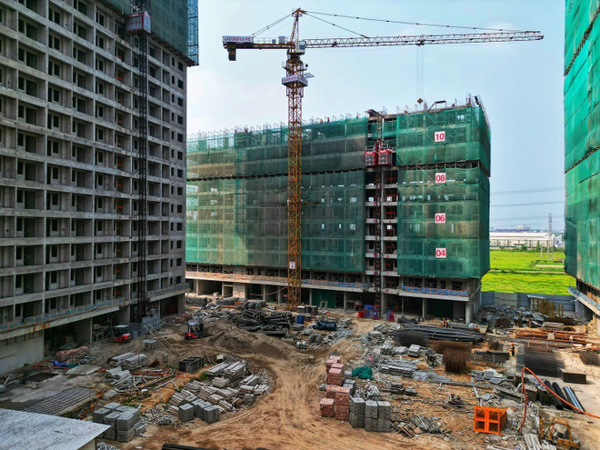 Một dự án nhà ở xã hội. (Ảnh: Tuấn Anh/ TTXVN) TTXVN_1605nhaoxahoi3.jpg.jpeg