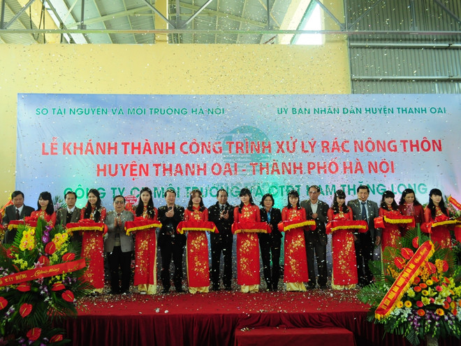 Hà Nội khánh thành trạm xử lý rác thải nông thôn Cao Dương ảnh 1