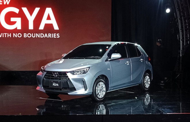 Toyota Wigo 2023 đã ra mắt tại Indonesia hồi tháng Hai với tên gọi Agya. (Ảnh nguồn: Toyota) Loạt xe ôtô đáng chú ý sắp đổ bộ thị trường Việt trong tháng Tư ảnh 2